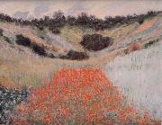 Claude Monet Poppy Field in a Hollow Near Giverny china oil painting reproduction